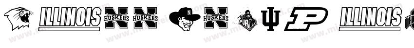 NCAA Bates College B字体转换